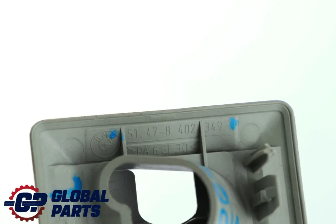 Left N/S Hook Roller Net Cover Pastel Green 8402349 to BMW X5 Series E53 Rear with Part number 8260065 BMW X5 Series E53 Rear Left N/S Hook Roller Net Cover Pastel Green 8402349 - SKU 8260065 - Part number 8260065