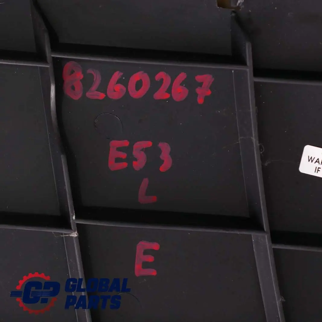 BMW E53 X5 Boczek kanapy tylnej lewy tył - SKU 8260267 - Numer Części 8260267