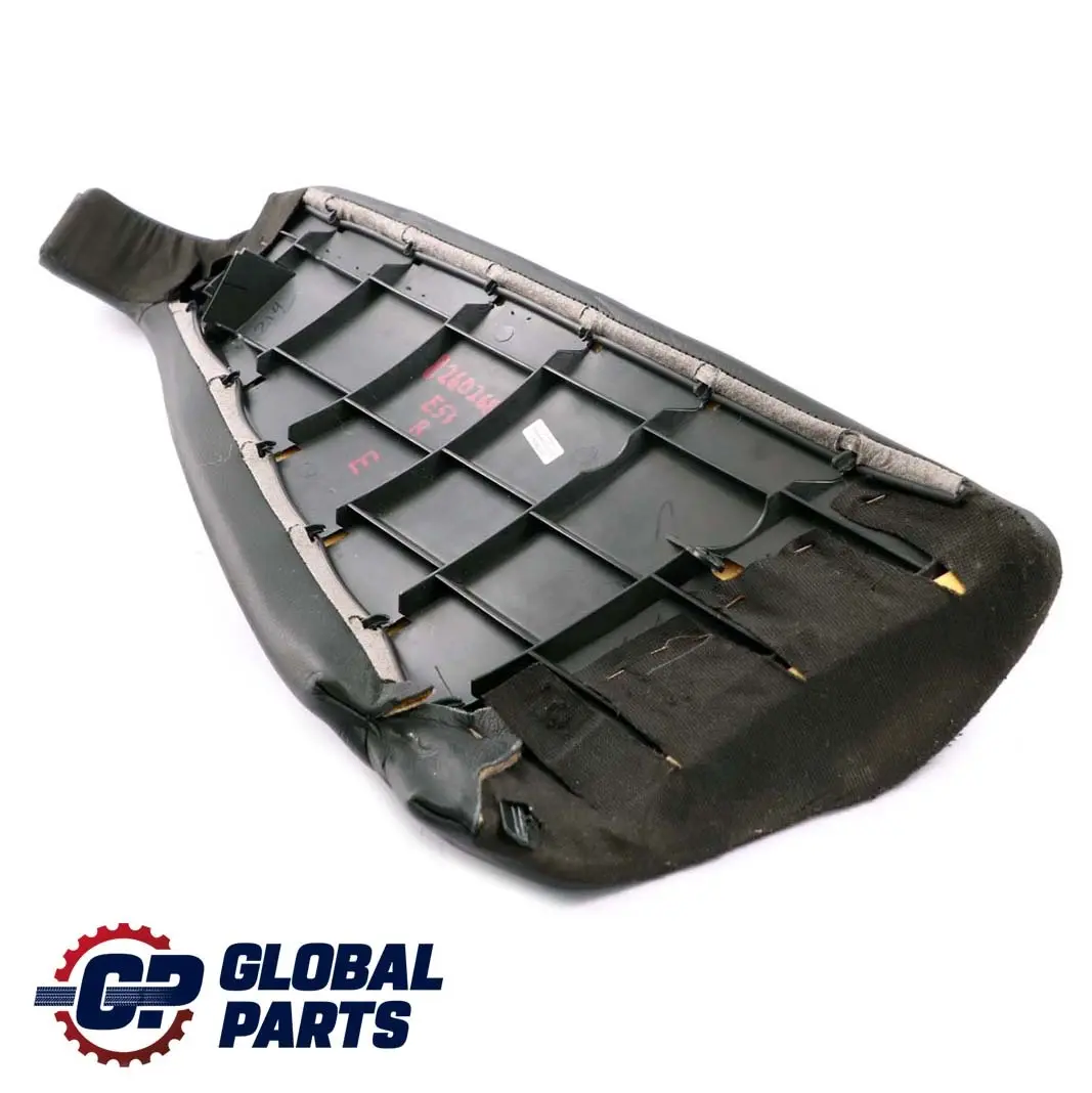 BMW X5 E53 Rear Right Seat O/S Lateral Side Panel Leather Montana Cover Black - SKU 8260268 - Part number 8260268