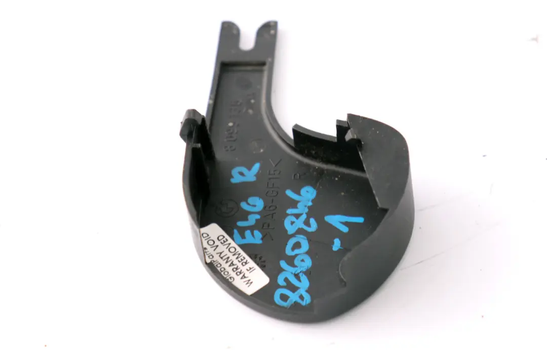 Front Seat Trim Cover Right O/S Black to BMW E46 Coupe Compact with Part number 8099136 BMW E46 Coupe Compact Front Seat Trim Cover Right O/S Black - SKU 8260846-1 - Part number 8099136