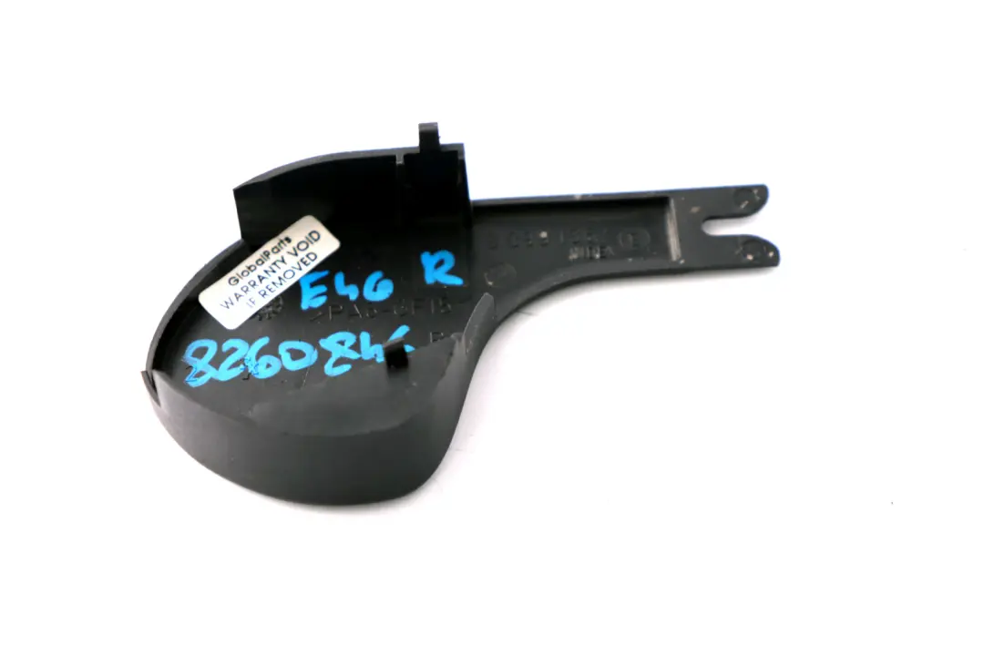 BMW 3 Series E46 Coupe Compact Front Seat Trim Cover Right O/S Black - SKU 8260846-1 - Part number 8099136
