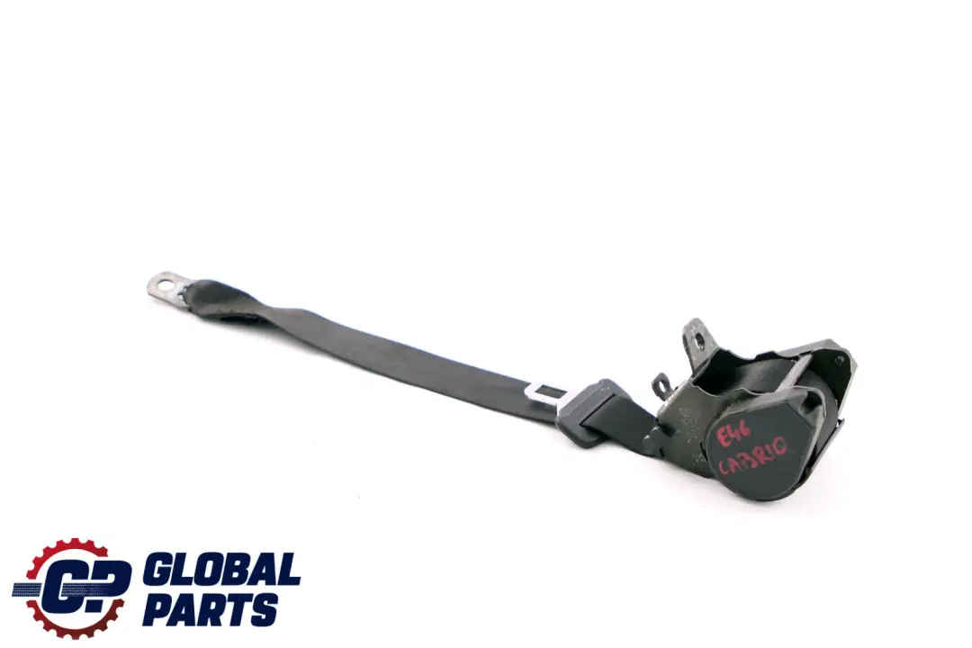 BMW 3 Series E46 Cabrio Convertible Rear Upper Seat Belt Black - SKU 8261029 - Part number 8261029