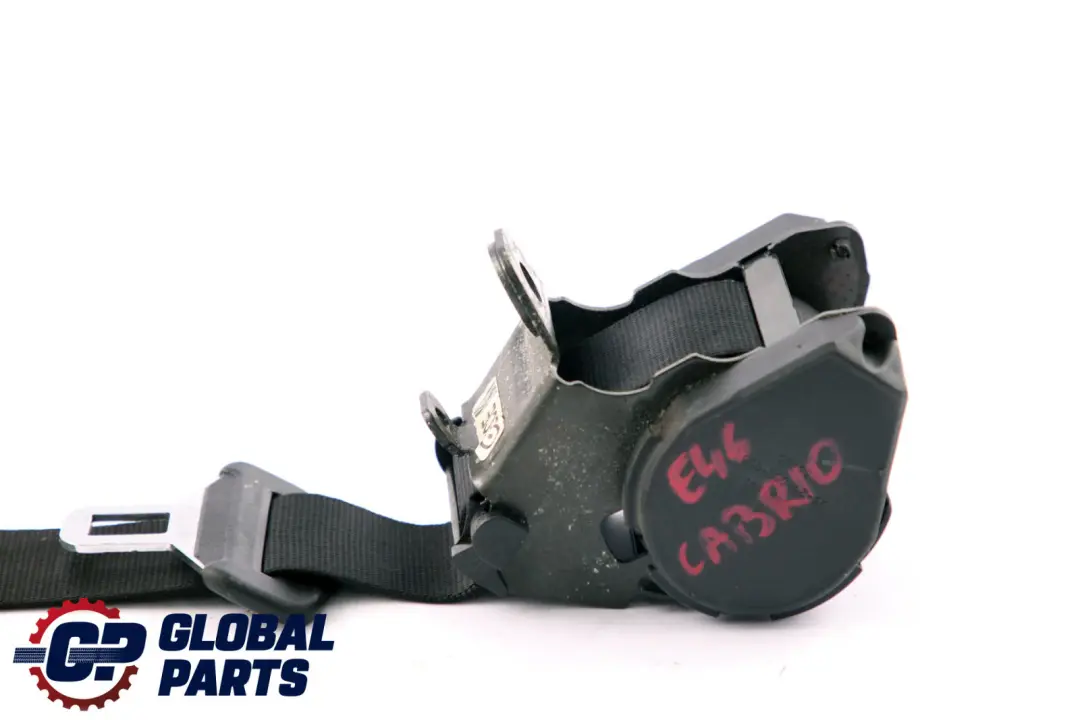 BMW E46 Cabrio Cinturón de seguridad trasero superior Negro - SKU 8261029 - Número de pieza 8261029