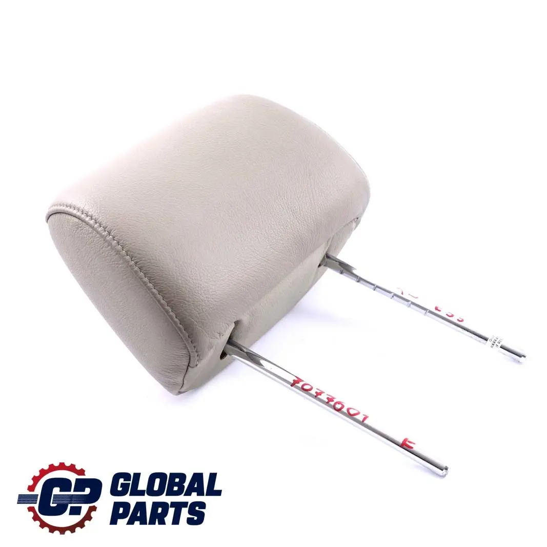 BMW X5 E53 Asiento Delantero Izquierdo Derecho Reposacabezas Cuero Blanco - SKU 8261200 - Número de pieza 8261200