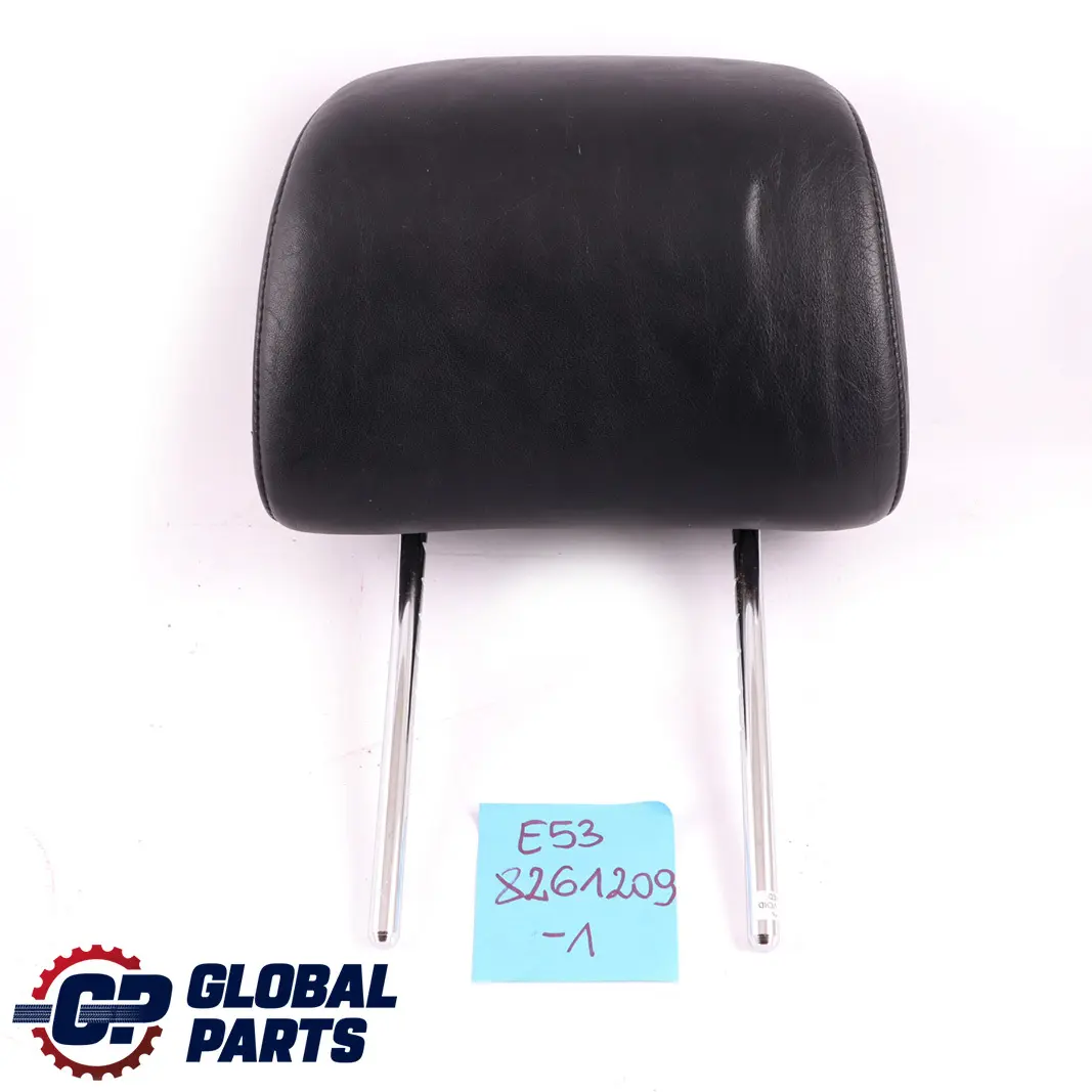 Front Left Right N/O/S Headrest Black Leather Montana to BMW X5 E53 1 Sport Seat with Part number 8261209 BMW X5 E53 1 Sport Seat Front Left Right N/O/S Headrest Black Leather Montana - SKU 8261209-1 - Part number 8261209