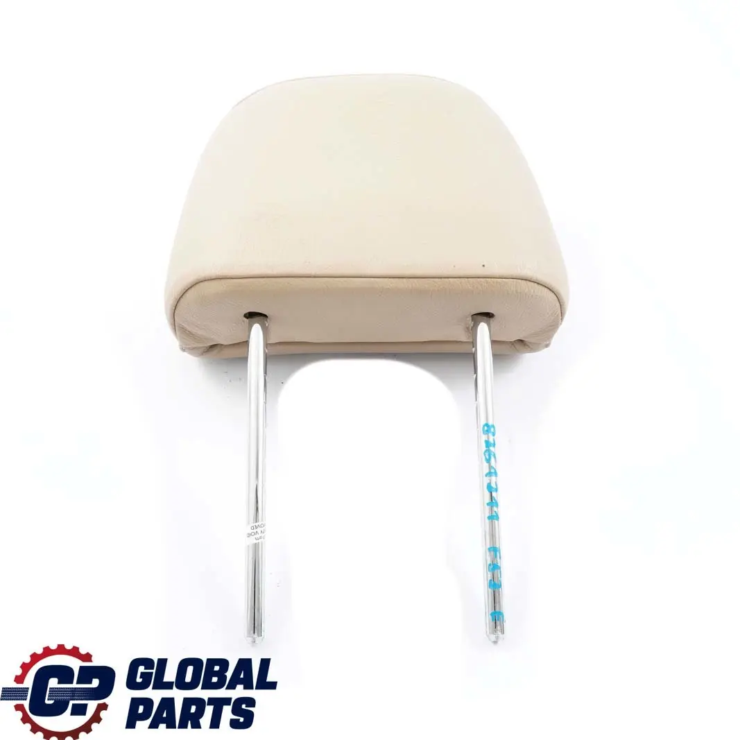 Front Left Right N/O/S Headrest Leather Hellbeige to BMW X5 Series E53 Sport Seat with Part number 8261211 BMW X5 Series E53 Sport Seat Front Left Right N/O/S Headrest Leather Hellbeige - SKU 8261211 - Part number 8261211