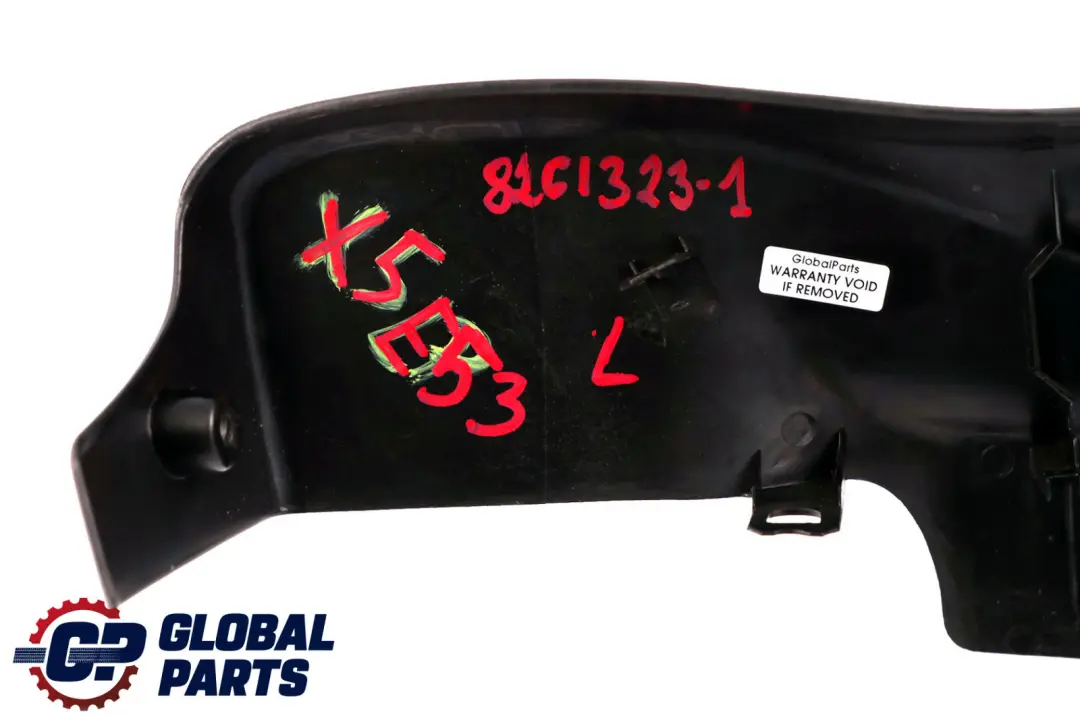 Trim Seat Cover Outer Left N/S Black 8099327 to BMW X3 X5 E53 E83 with Part number 8261323 BMW X3 X5 E53 E83 Trim Seat Cover Outer Left N/S Black 8099327 - SKU 8261323-1 - Part number 8261323