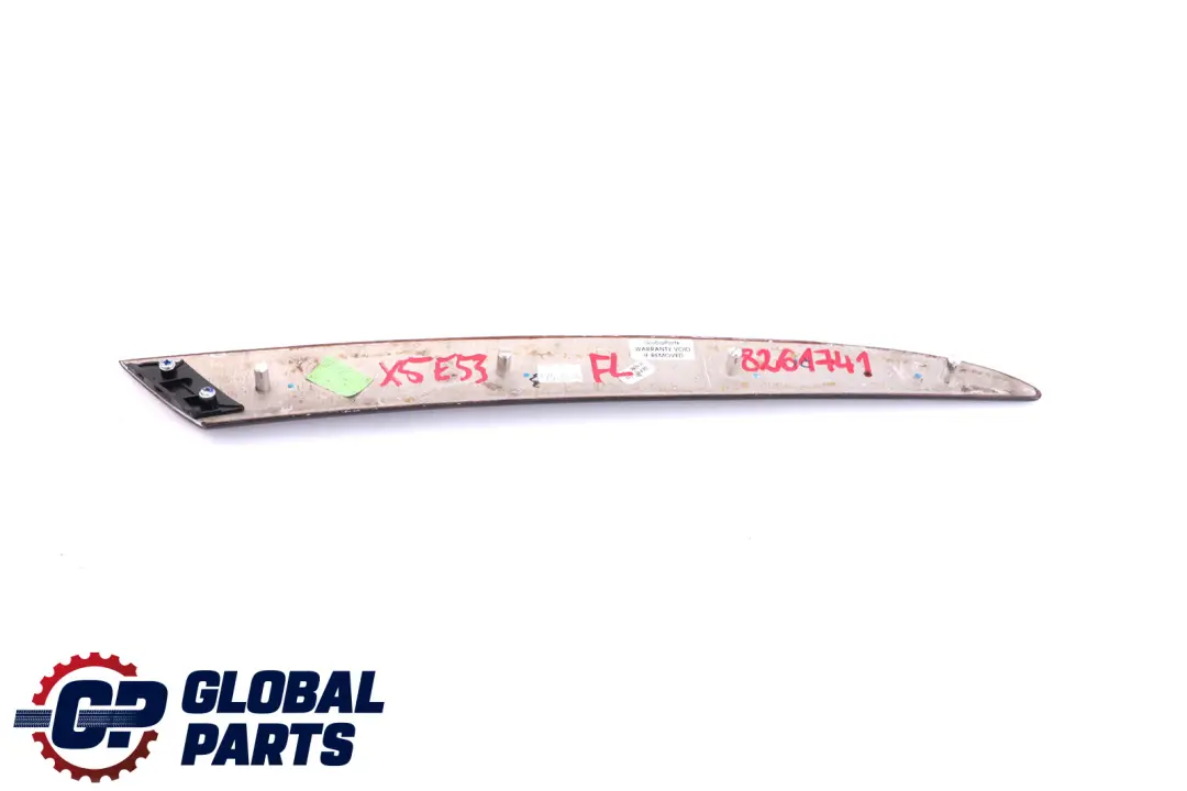 Wooden Strip Door Rear Right O/S Poplar Wood Dunkel Dark to BMW X5 Series 1 E53 with Part number 8261752 BMW X5 Series 1 E53 Wooden Strip Door Rear Right O/S Poplar Wood Dunkel Dark - SKU 8261752-1 - Part number 8261752