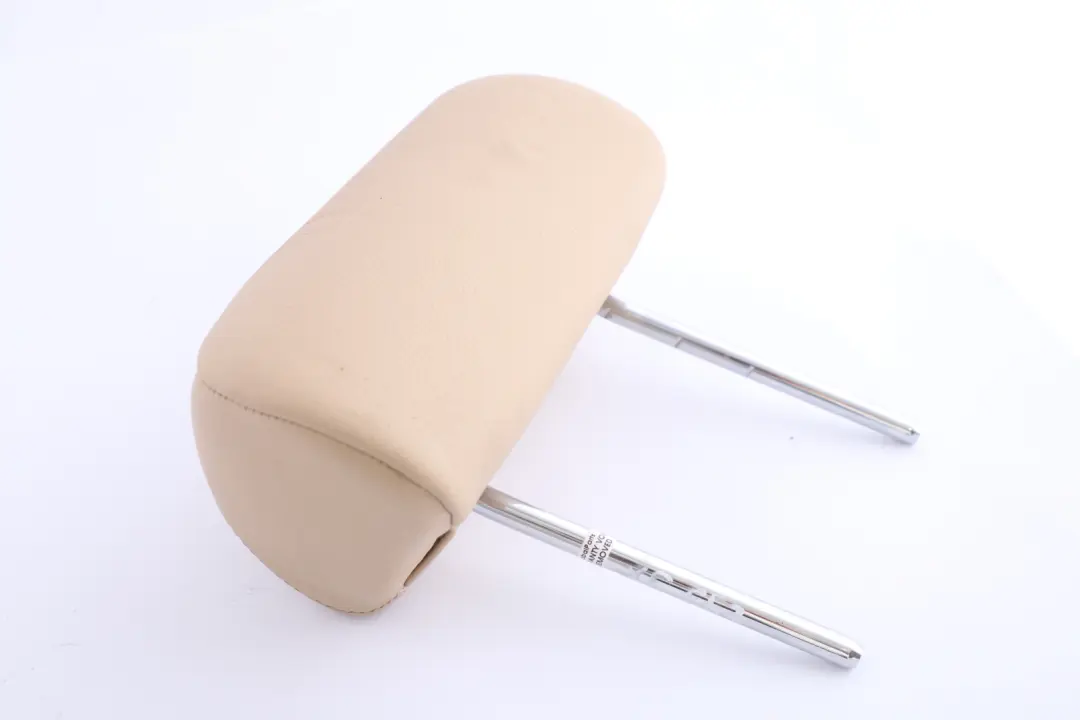 Left Right N/O/S Leather Headrest Hellbeige Beige to BMW X5 Series E53 Rear Seat with Part number 8262061 BMW X5 Series E53 Rear Seat Left Right N/O/S Leather Headrest Hellbeige Beige - SKU 8262061 - Part number 8262061