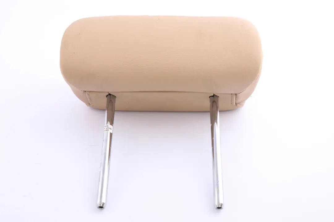 Left Right N/O/S Leather Headrest Hellbeige Beige to BMW X5 Series E53 Rear Seat with Part number 8262061 BMW X5 Series E53 Rear Seat Left Right N/O/S Leather Headrest Hellbeige Beige - SKU 8262061 - Part number 8262061