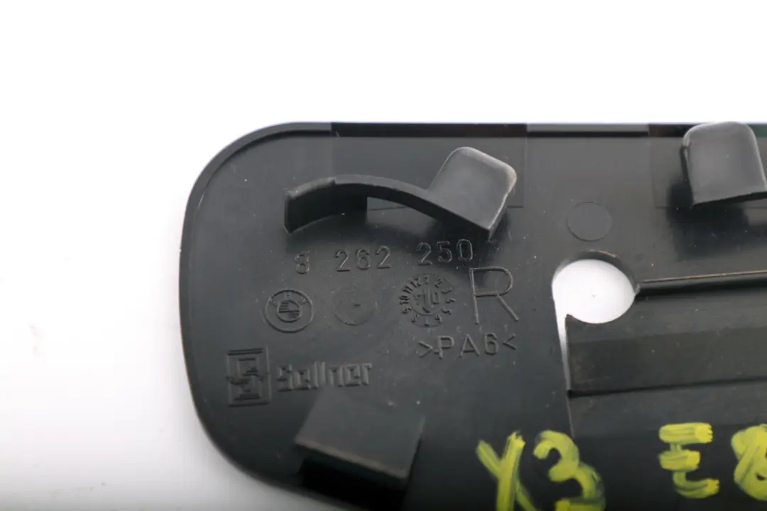BMW X3 er E83 Rücksitzverkleidungsabdeckung Schwarz Hinten Rechts - SKU 8262250 - Teilenummer 8262250