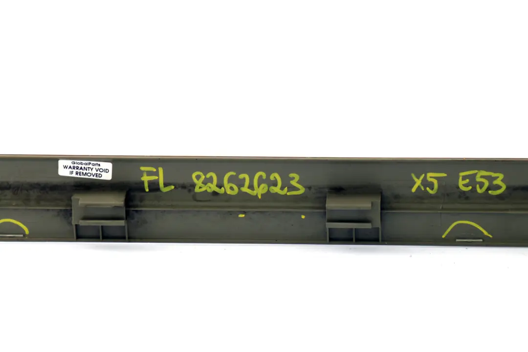 BMW X5 E53 Einstiegsblende Kick Trim Pastellgrün Vorne Links - SKU 8262623 - Teilenummer 8402107