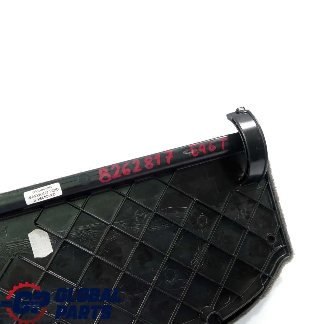 Boot Trunk Floor Battery Trim Panel Cover Grigio per BMW E46 Touring con numero di parte 8262817 BMW E46 Touring Boot Trunk Floor Battery Trim Panel Cover Grigio - SKU 8262817 - Numero di parte 8262817