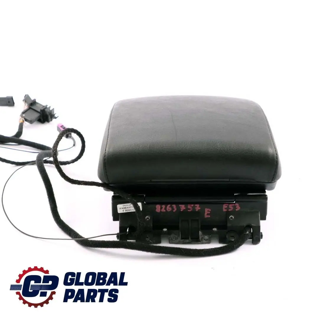 BMW X5 Reihe E53 Mittelkonsole Mittelarmlehne Telefon Leder Schwarz - SKU 8263757 - Teilenummer 8263757