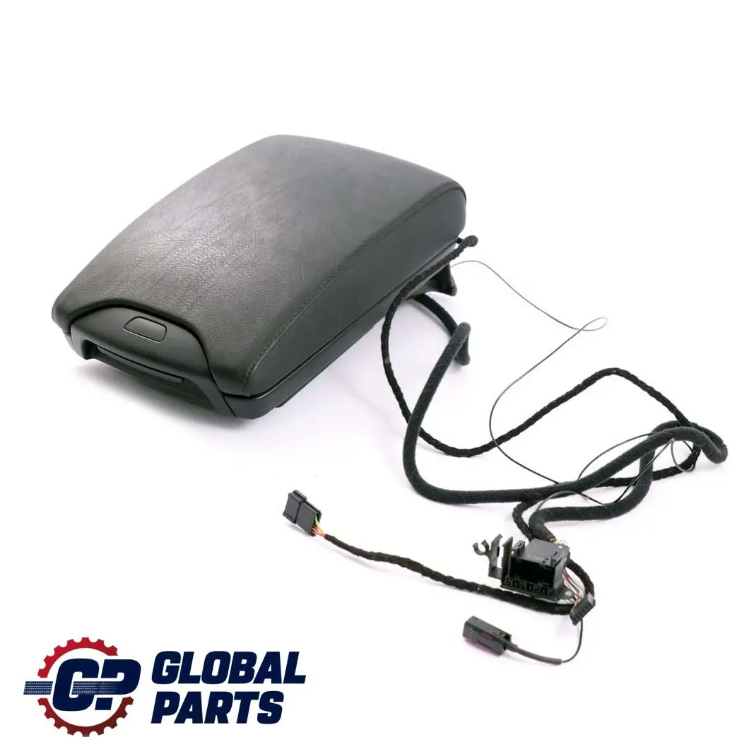 BMW X5 Series E53 Centre Arm Rest Armrest Telephone Leather Black - SKU 8263757 - Part number 8263757
