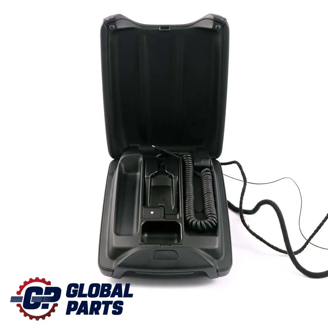 BMW X5 Series E53 Centre Arm Rest Armrest Telephone Leather Black - SKU 8263757 - Part number 8263757