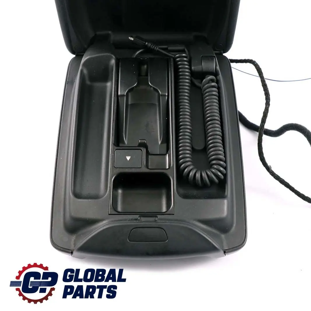 BMW X5 Series E53 Centre Arm Rest Armrest Telephone Leather Black - SKU 8263757 - Part number 8263757