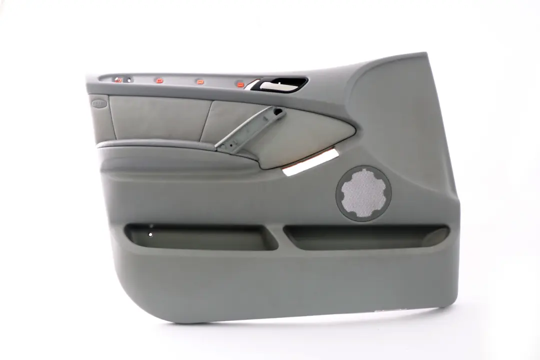 Front Left N/S Door Card Grey Leather Interior Trim Panel to BMW X5 Series E53 with Part number 8264103 BMW X5 Series E53 Front Left N/S Door Card Grey Leather Interior Trim Panel - SKU 8264103 - Part number 8264103
