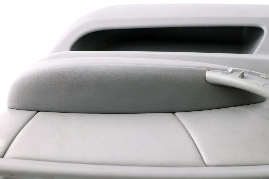 Front Right O/S Door Card Grey Leather Interior Trim Panel to BMW X5 Series E53 with Part number 8264104 BMW X5 Series E53 Front Right O/S Door Card Grey Leather Interior Trim Panel - SKU 8264104 - Part number 8264104