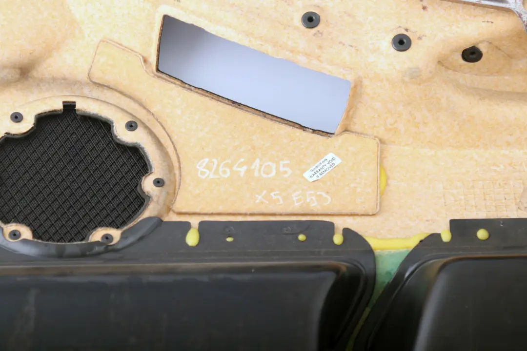 BMW X5 Series E53 Front Left N/S Door Card Trim Panel Leather Mahagoni - SKU 8264105 - Part number 8264105