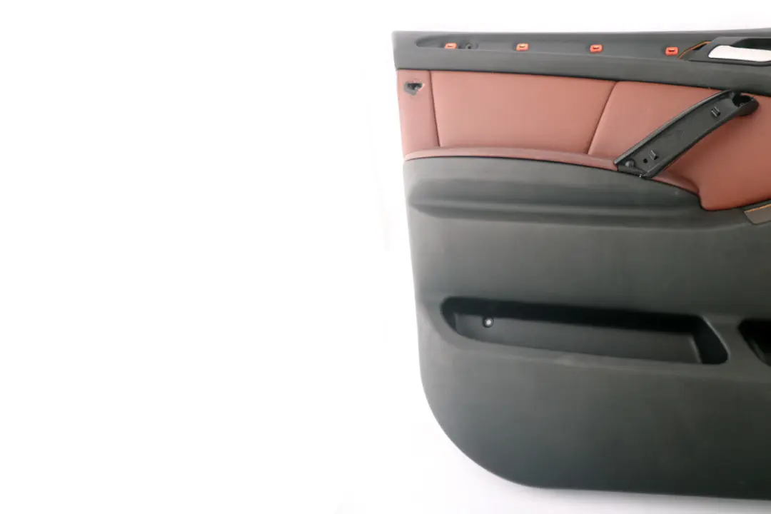 BMW X5 Series E53 Front Left N/S Door Card Trim Panel Leather Mahagoni - SKU 8264105 - Part number 8264105