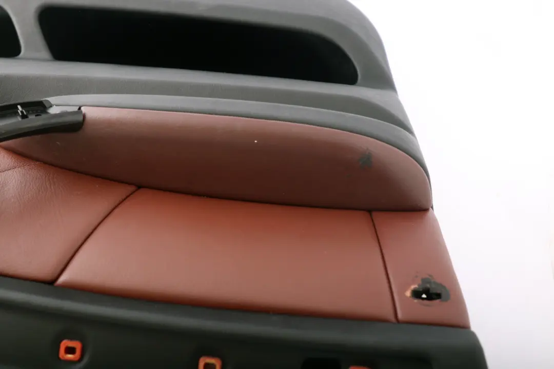 BMW X5 Series E53 Front Left N/S Door Card Trim Panel Leather Mahagoni - SKU 8264105 - Part number 8264105