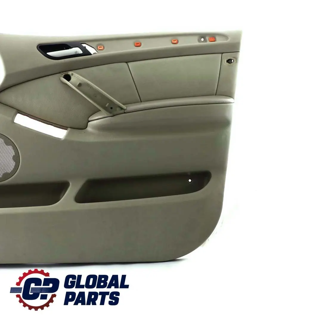 Front Right O/S Door Card Trim Panel Leather Pastel Green to BMW X5 E53 with Part number 8264108 BMW X5 E53 Front Right O/S Door Card Trim Panel Leather Pastel Green - SKU 8264108 - Part number 8264108