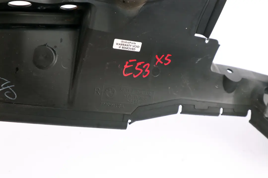 Guidage De L'Air avant Droit pour BMW X5 E53 à propos du numéro de pièce 8264182 BMW X5 E53 Guidage De L'Air avant Droit - SKU 8264182 - Numéro de pièce 8264182