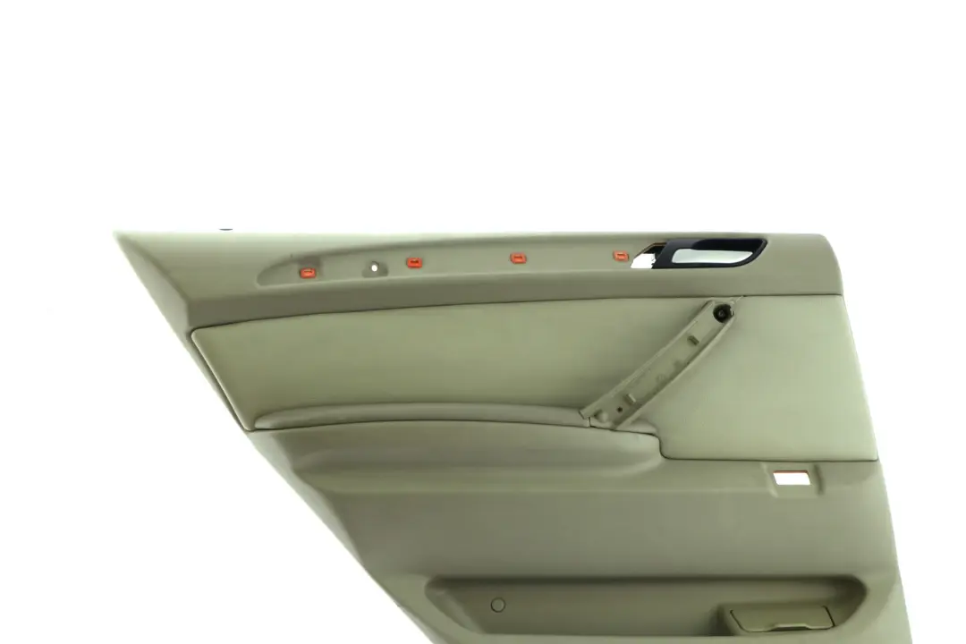 Green Leather Montana Rear Left N/S Door Card Trim Panel to BMW X5 Series E53 with Part number 8264281 BMW X5 Series E53 Green Leather Montana Rear Left N/S Door Card Trim Panel - SKU 8264281 - Part number 8264281