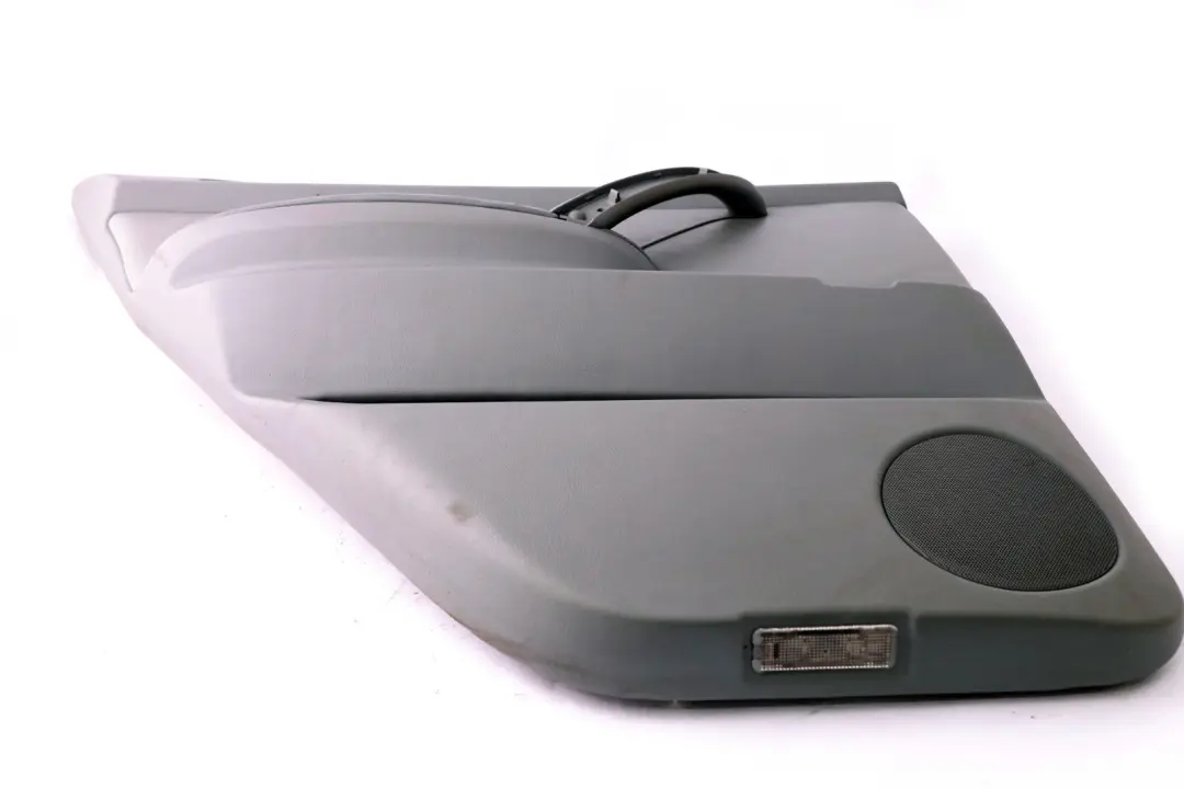 Left N/S Door Card Grey Leather Interior Trim Panel to BMW X5 Series E53 Rear with Part number 8264301 BMW X5 Series E53 Rear Left N/S Door Card Grey Leather Interior Trim Panel - SKU 8264301 - Part number 8264301