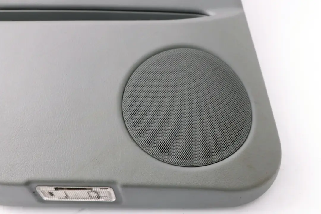 Left N/S Door Card Grey Leather Interior Trim Panel to BMW X5 Series E53 Rear with Part number 8264301 BMW X5 Series E53 Rear Left N/S Door Card Grey Leather Interior Trim Panel - SKU 8264301 - Part number 8264301