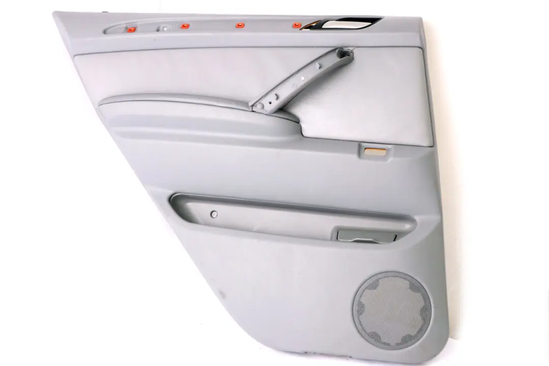 Left N/S Door Card Grey Leather Interior Trim Panel to BMW X5 Series E53 Rear with Part number 8264301 BMW X5 Series E53 Rear Left N/S Door Card Grey Leather Interior Trim Panel - SKU 8264301 - Part number 8264301