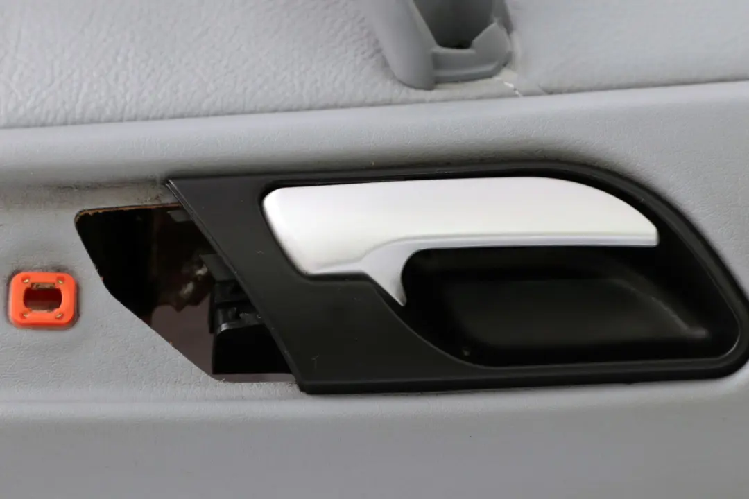 Right O/S Door Card Grey Leather Interior Trim Panel to BMW X5 Series E53 1 Rear with Part number 8264302 BMW X5 Series E53 1 Rear Right O/S Door Card Grey Leather Interior Trim Panel - SKU 8264302-1 - Part number 8264302