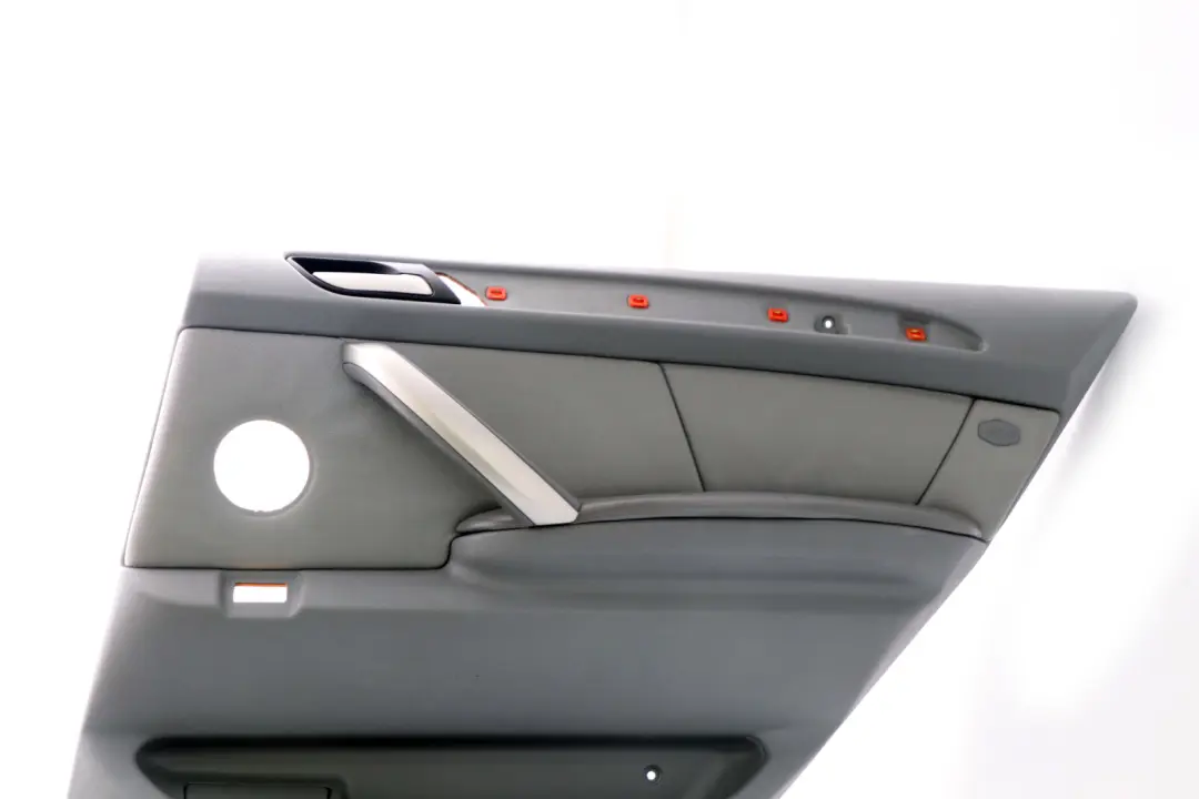 Right O/S Door Card Grey Leather Interior Trim Panel to BMW X5 Series E53 Rear with Part number 8264302 BMW X5 Series E53 Rear Right O/S Door Card Grey Leather Interior Trim Panel - SKU 8264302 - Part number 8264302
