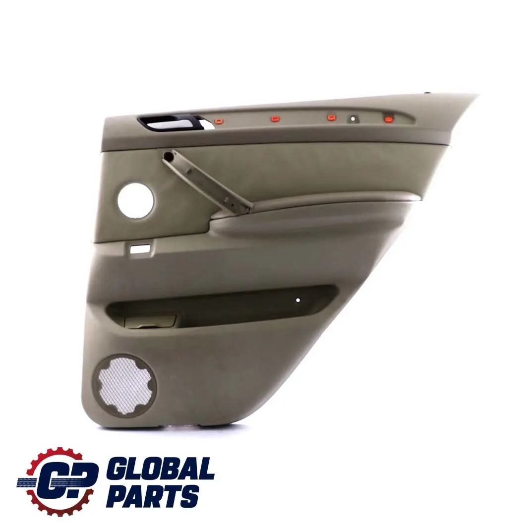 Boczek Panel Drzwi Prawy Tył Skóra do BMW X5 E53 o numerze 8264306 BMW X5 E53 Boczek Panel Drzwi Prawy Tył Skóra - SKU 8264306 - Numer Części 8264306
