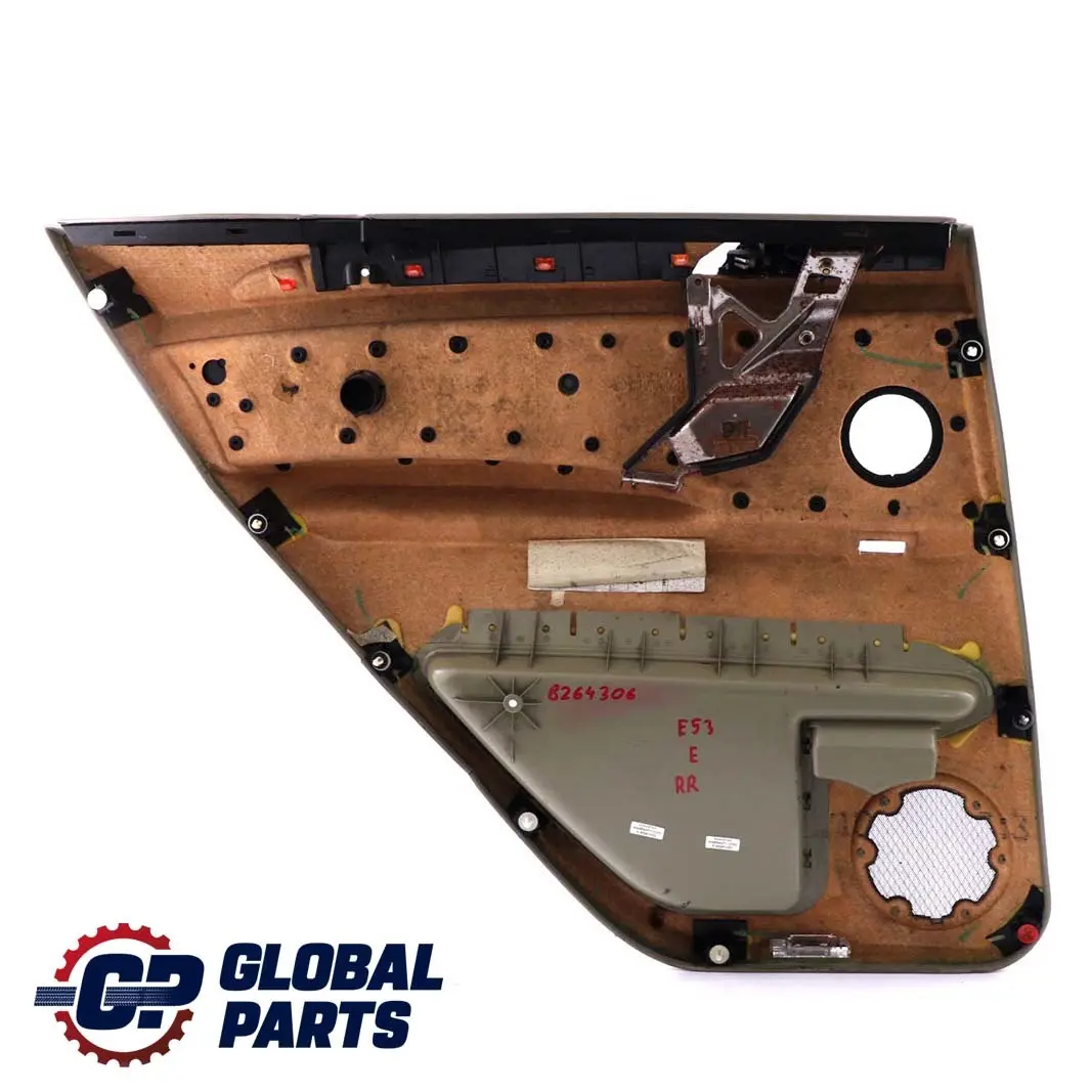BMW X5 Serie E53 Garniture de Porte Arriere Droite Vert Pastel Vert - SKU 8264306 - Numéro de pièce 8264306