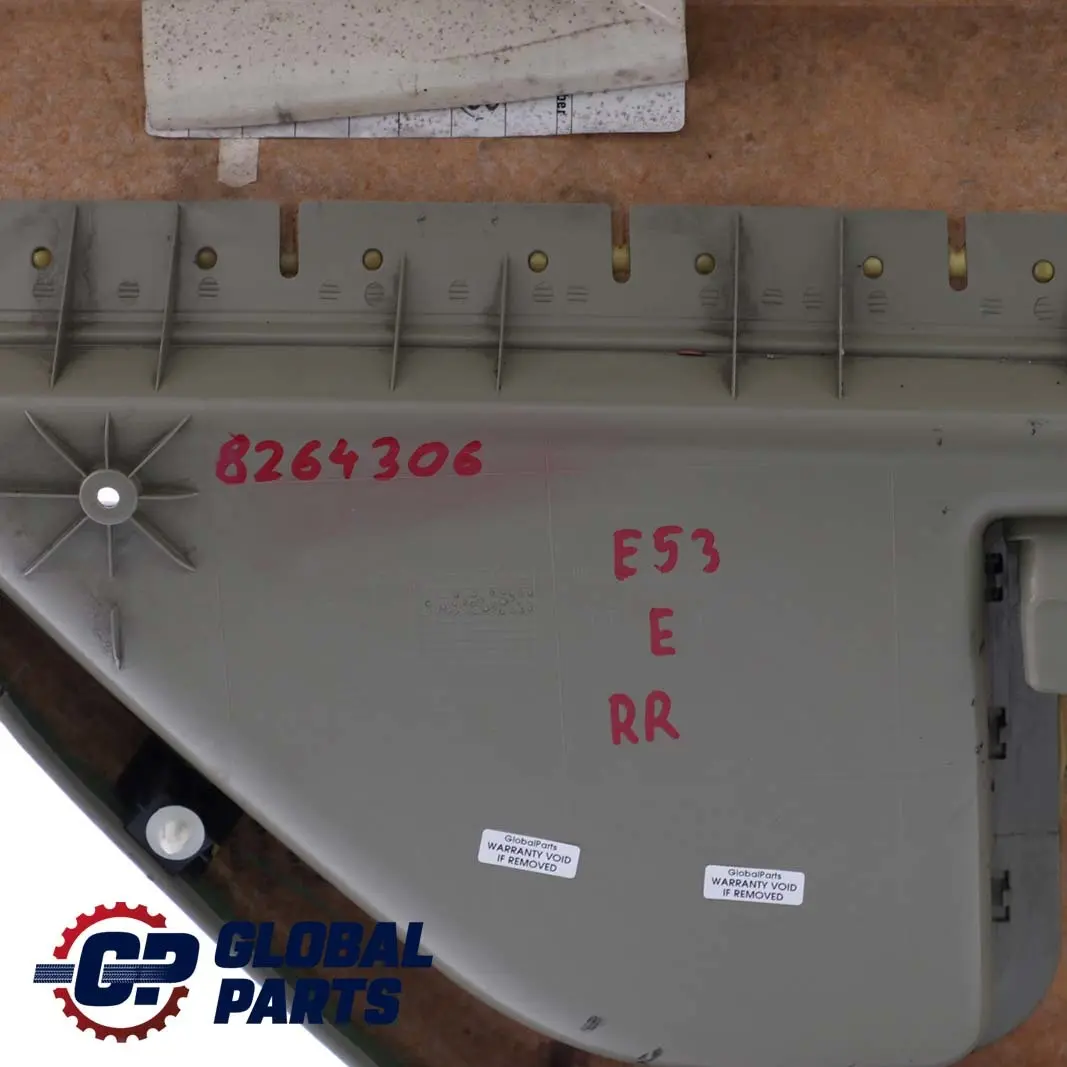 BMW X5 Serie E53 Garniture de Porte Arriere Droite Vert Pastel Vert - SKU 8264306 - Numéro de pièce 8264306