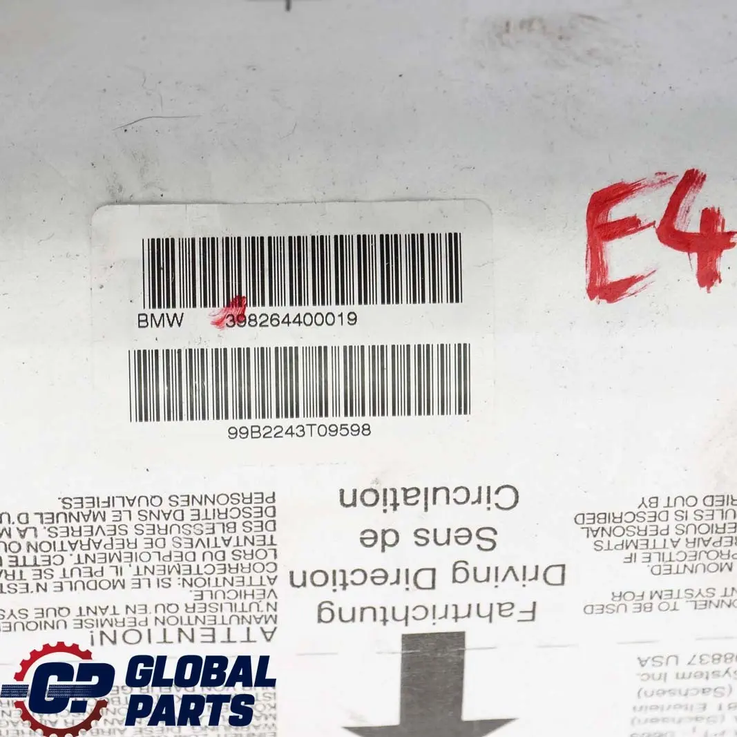 BMW E46 Front Dashboard Air Module Passenger Side Dash - SKU 8264400 - Part number 8264400