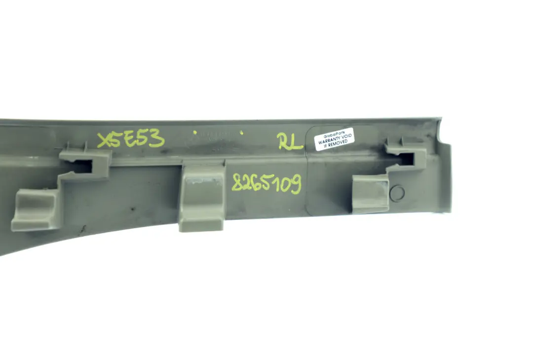 BMW X5 Series E53 Rear Left N/S Entrance Door Sill Cover Pastel Green 8402109 - SKU 8265109 - Part number 8265109