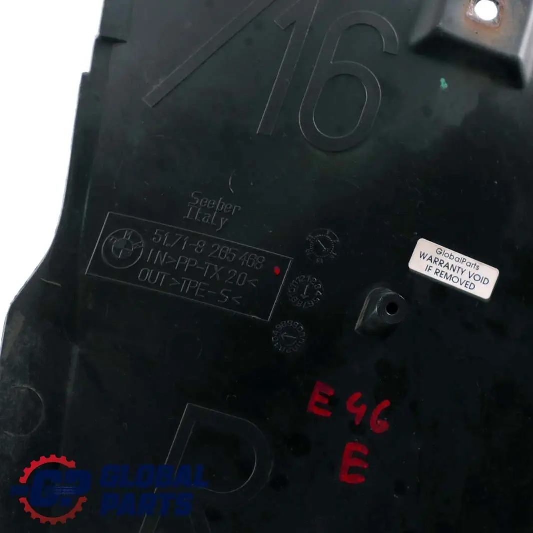 Abdeckung Radhaus Vorderteil Vorne Rechts für BMW 3 E46 Limousine Touring mit Teilenummer 8265468 BMW 3 E46 Limousine Touring Abdeckung Radhaus Vorderteil Vorne Rechts - SKU 8265468 - Teilenummer 8265468