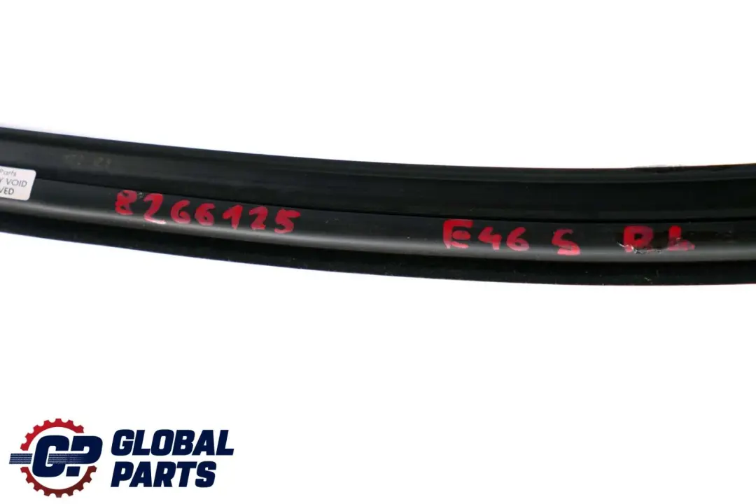 BMW 3 Series E46 Saloon Door Window Guide Rear Left N/S Seal Sealing - SKU 8266125 - Part number 8266125