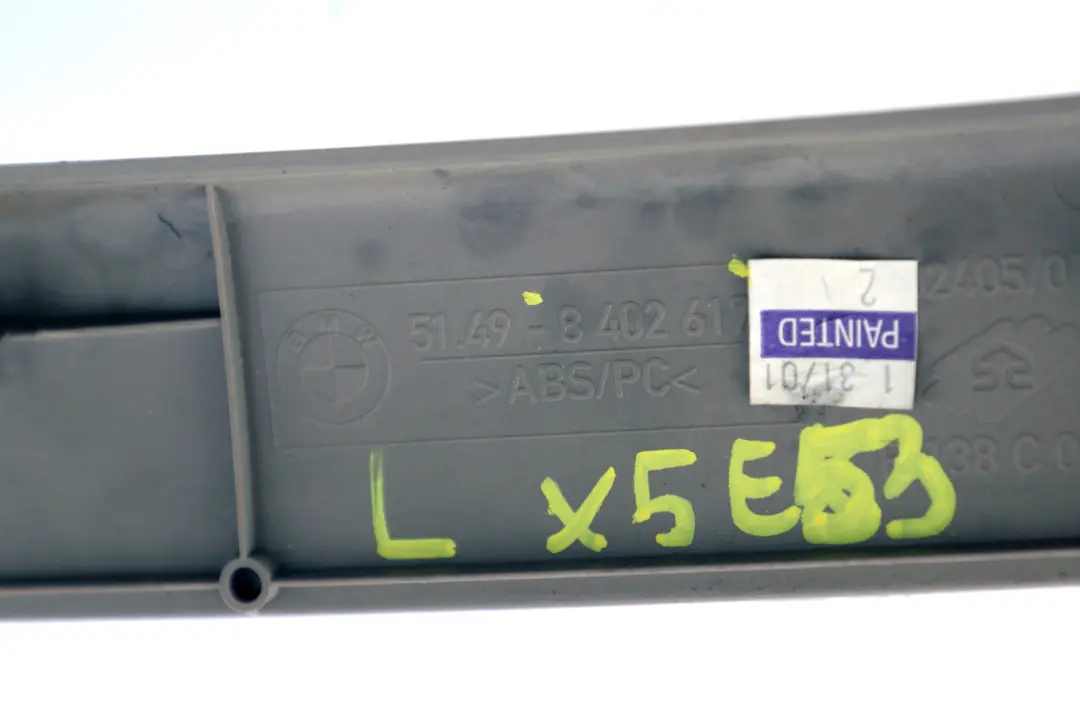 *BMW X5 er E53 Verkleidung Heckklappe Hinten Links Innen Pastellgrün für mit Teilenummer 8266651 *BMW X5 er E53 Verkleidung Heckklappe Hinten Links Innen Pastellgrün - SKU 8266651 - Teilenummer 8266651
