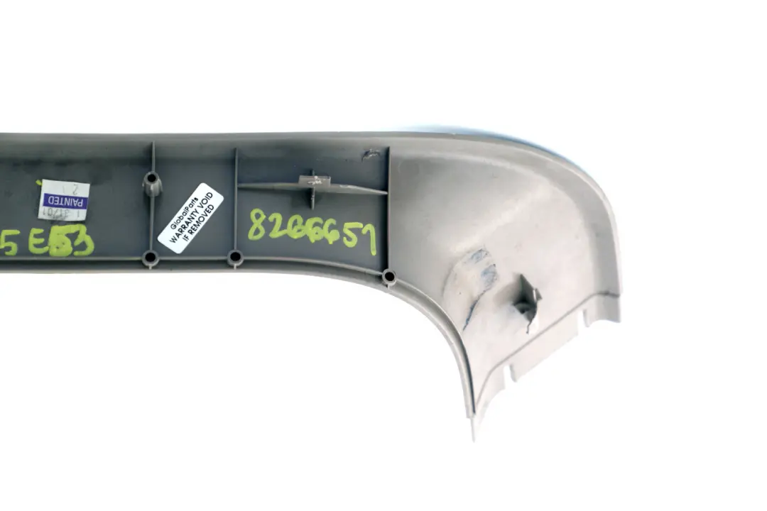 Boot Top Upper Trim Panel Rear Left N/S Pastel Green to BMW X5 Series E53 Tailgate with Part number 8266651 BMW X5 Series E53 Tailgate Boot Top Upper Trim Panel Rear Left N/S Pastel Green - SKU 8266651 - Part number 8266651