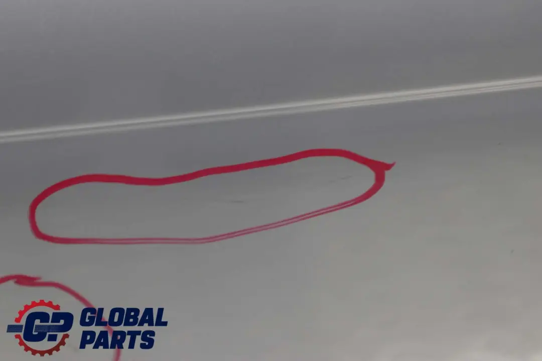 BMW E39 Berlina Puerta Trasera Izquierda Arktis Plateado Metalico - 309 - SKU 8266721-AS - Número de pieza 8266721