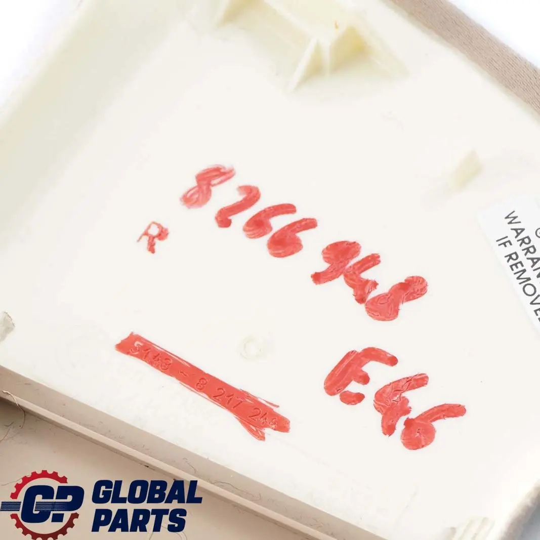 Blende B-Säule Oben Rechts Hell Beige 8217244 für BMW 3 er E46 Limousine Kombi mit Teilenummer 8266948 BMW 3 er E46 Limousine Kombi Blende B-Säule Oben Rechts Hell Beige 8217244 - SKU 8266948 - Teilenummer 8266948