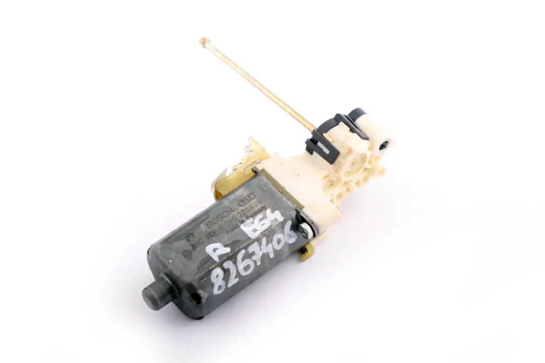 Headrest Adjustment BMW E46 E64 Front Right O/S Seat Actuator to with Part number 8267408 Headrest Adjustment BMW E46 E64 Front Right O/S Seat Actuator - SKU 8267406 - Part number 8267408