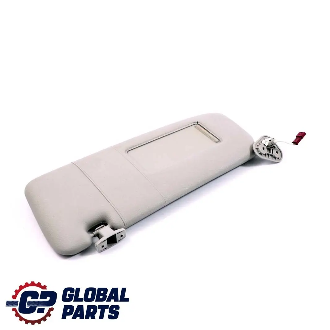 BMW 3 Series E46 1 Sun Visor Mirror Illuminated Left N/S Light Grey - SKU 8267897-1 - Part number 8267897