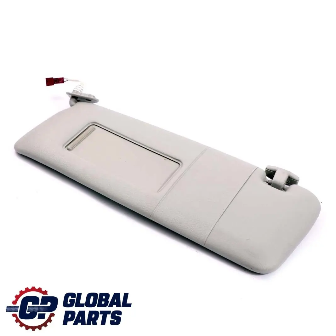 Parasol Espejo Iluminado Izquierdo Gris Claro para BMW E46 con número de pieza 8267897 BMW E46 Parasol Espejo Iluminado Izquierdo Gris Claro - SKU 8267897 - Número de pieza 8267897