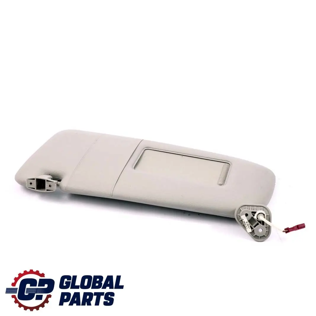 Parasol Espejo Iluminado Izquierdo Gris Claro para BMW E46 con número de pieza 8267897 BMW E46 Parasol Espejo Iluminado Izquierdo Gris Claro - SKU 8267897 - Número de pieza 8267897