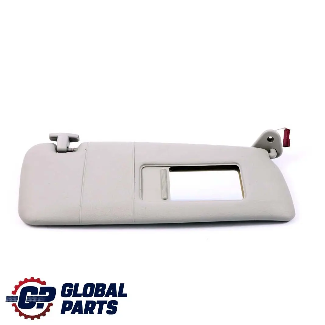 Parasol Espejo Iluminado Derecho Gris Claro para BMW E46 con número de pieza 8267898 BMW E46 Parasol Espejo Iluminado Derecho Gris Claro - SKU 8267898 - Número de pieza 8267898